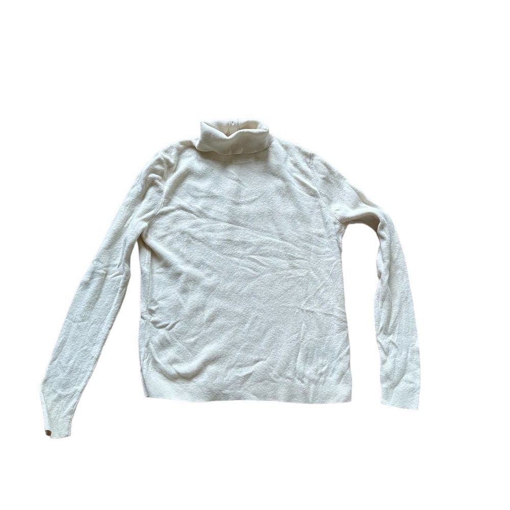 Nili Lotan For Target Button Up Turtleneck Cream … - image 4